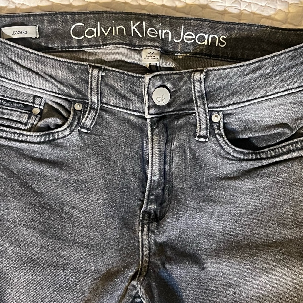 Calvin Klein Gray Skinny Jeans